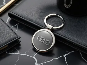 Audi Metal Key Ring Stainless Premium Edition